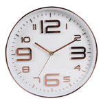 Horloge Murale Design Chiffres Colorés C Luminaire Doré