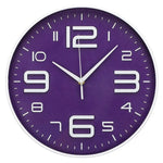 Horloge Murale Design Chiffres Colorés D Luminaire Doré