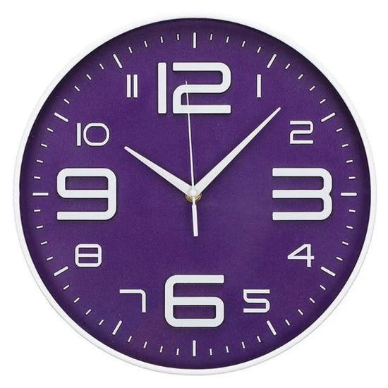 Horloge Murale Design Chiffres Colorés D Luminaire Doré