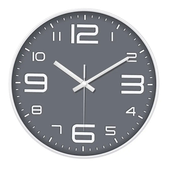 Horloge Murale Design Chiffres Colorés F Luminaire Doré