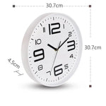 Horloge Murale Design Chiffres Colorés Luminaire Doré