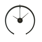 Horloge Murale Design Rond Bolt 50Cm Luminaire Doré