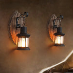 Industriel Vintage Led Cage Applique Murale Murale Chambre