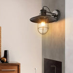 Industriel Vintage Led Cage Applique Murale Murale Chambre