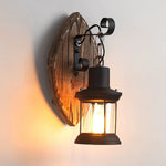 Industriel Vintage Led Cage Applique Murale Support De Lumière Noire / Pas D’ampoule Murale Chambre
