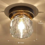 Iryna Plafonnier Cristal Précieux Moderne Luminaire Chambre