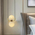 Katneep: Suspension Globe Doré Moderne Luminaire Chambre