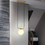 Katneep: Suspension Globe Doré Moderne Luminaire Chambre