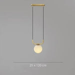 Katneep: Suspension Globe Doré Moderne Un Globe / Chaude Luminaire Chambre