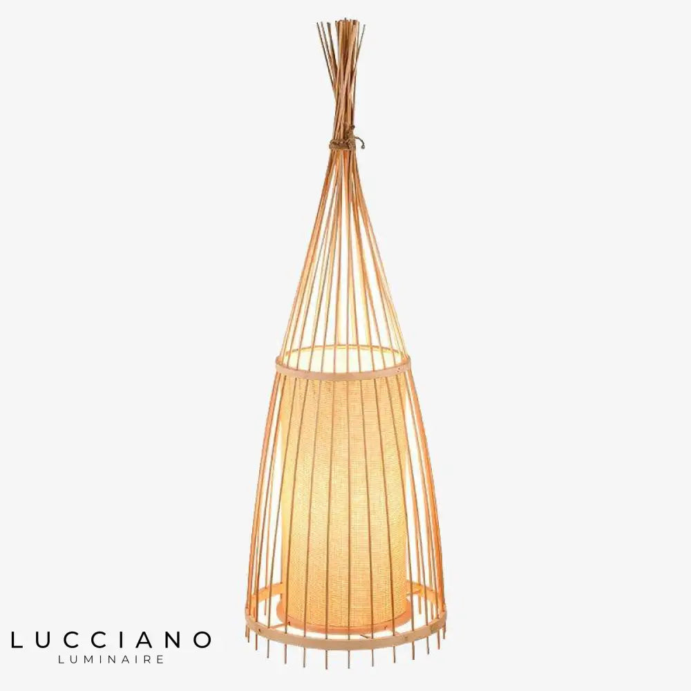 Lampadaire Bambou Style Japonais Luminaire Chambre