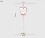 Lampadaire Coeur Rose Cadeau Luminaire Chambre