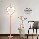 Lampadaire Coeur Rose Cadeau Luminaire Chambre