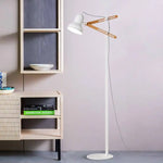 Lampadaire Design Ajustable Bois Épingles Luminaire Chambre