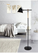 Lampadaire Design Ajustable Bois Métal Luminaire Chambre