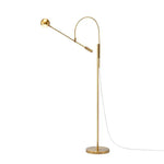 Lampadaire Design Doré Incurvé Luminaire Chambre