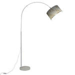 Lampadaire Design Tissu Suspendu Blanc (C) Luminaire Chambre