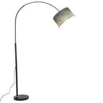 Lampadaire Design Tissu Suspendu Noir (C) Luminaire Chambre