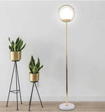 Lampadaire Doré Led Avec Boule Verre Luminaire Chambre