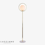 Lampadaire Doré Led Avec Boule Verre Luminaire Chambre