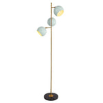 Lampadaire Doré Led Trois Lumières Turquoise Luminaire Chambre