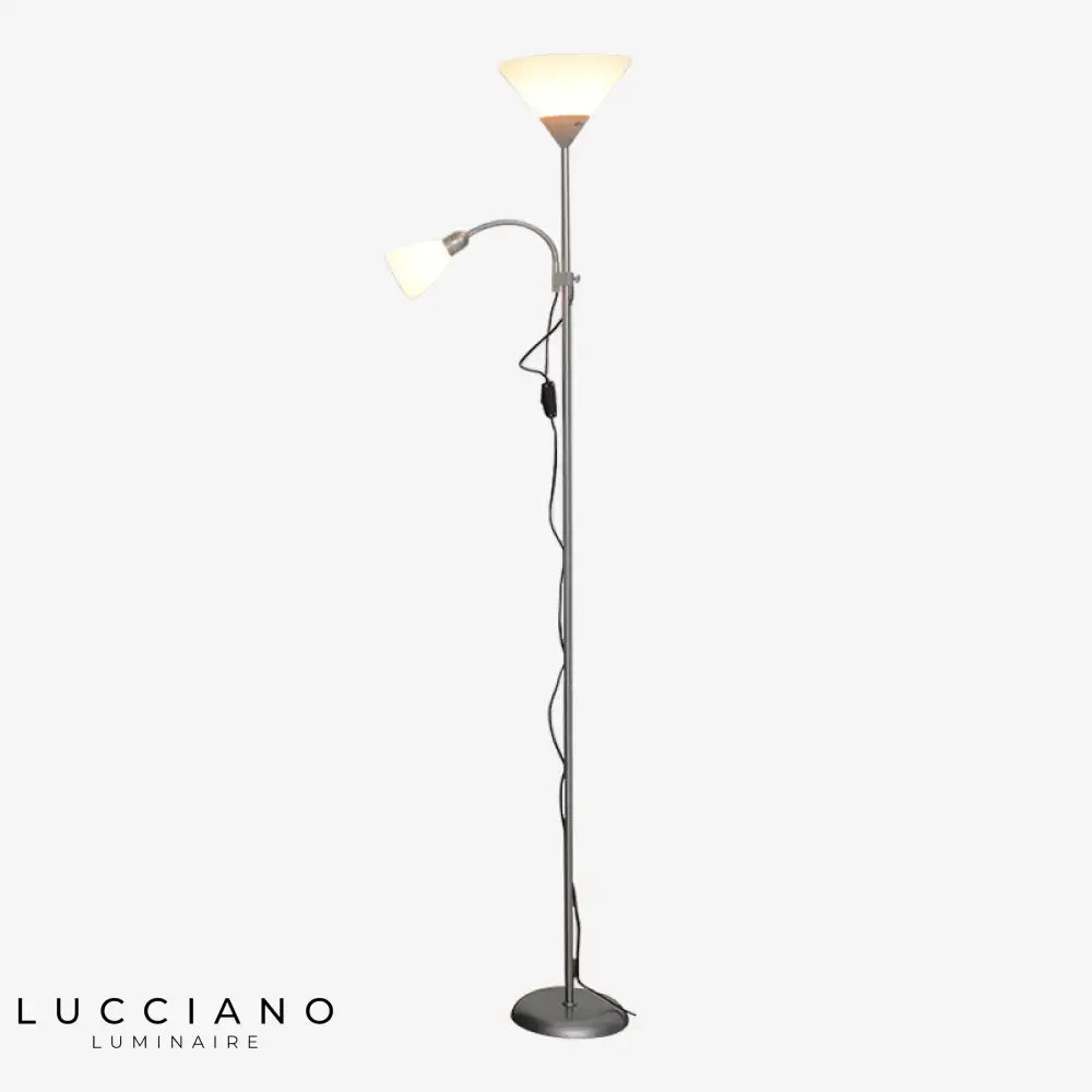 Lampadaire Led Avec Liseuse Ajustable Luminaire Chambre