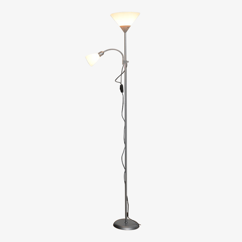 Lampadaire LED avec liseuse ajustable