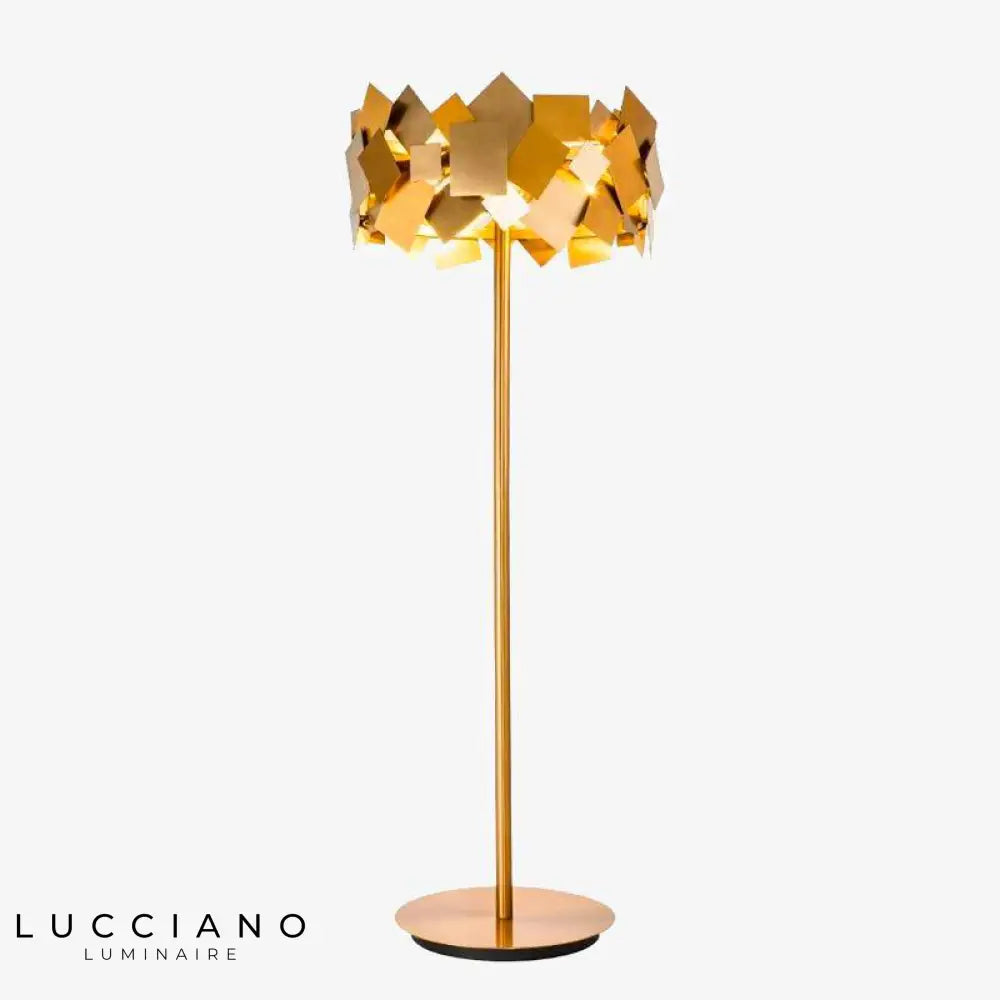 Lampadaire Led Design Luxe Doré Luminaire Chambre