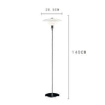 Lampadaire Led Design Noir Ou Chromé B / Chromé Luminaire Chambre