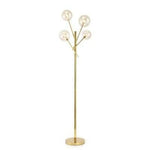 Lampadaire Led Doré Branches Boules Verre Luminaire Chambre