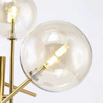 Lampadaire Led Doré Branches Boules Verre Luminaire Chambre