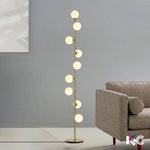 Lampadaire Led Moderne À Sphères De Verre Luminaire Chambre