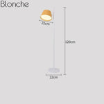 Lampadaire Led Moderne Coloré Design Jaune Luminaire Chambre