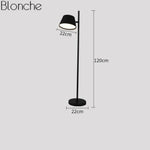 Lampadaire Led Moderne Coloré Design Noir Luminaire Chambre