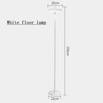 Lampadaire Led Moderne Tall Couleur Blanc Luminaire Chambre