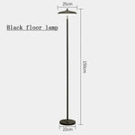 Lampadaire Led Moderne Tall Couleur Noir Luminaire Chambre