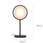 Lampadaire Led Noir Cercle Lumineux A Luminaire Chambre