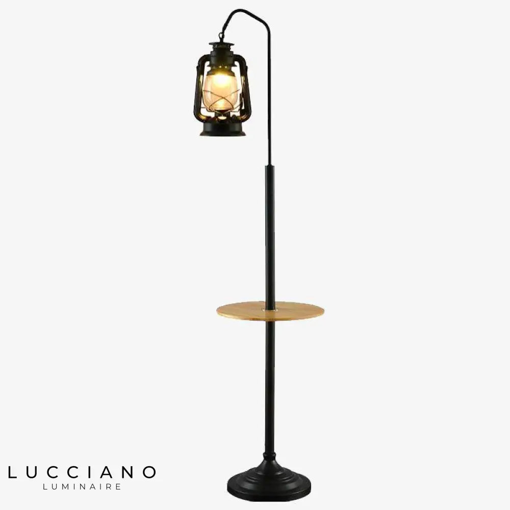 Lampadaire Led Rétro Avec Table Vintage Luminaire Chambre