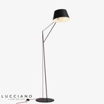 Lampadaire Long Noir Design Luminaire Cuivre