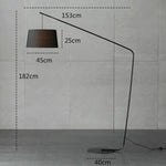 Lampadaire Noir Design Tissu Creative Luminaire Chambre