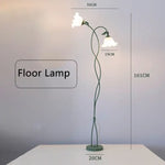 Lampadaire Style Vintage Fleur Verre Applique Murale Chambre