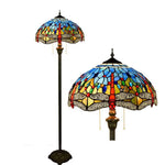 Lampadaire Tiffany Vitrail Multicolore Luminaire Chambre