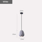 Lampe À Led Géométrique Colorée Shadow Blanc Luminaire Chambre