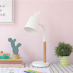 Lampe À Oreilles De Lapin Colorée Blanc Luminaire Chambre