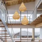 Lampe Bambou Zen Suspendue Luminaire Chambre