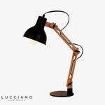 Lampe Bureau Bois Articulée Vaz Luminaire Chambre