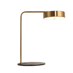 Lampe Bureau Dorée Arrondie Study Luminaire Chambre