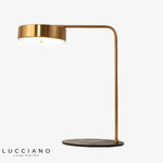 Lampe Bureau Dorée Arrondie Study Luminaire Chambre