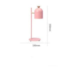 Lampe Bureau Métal Coloré Verne Rose Luminaire Chambre