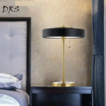 Lampe Chevet Or Et Abat-Jour Noir Luminaire Chambre