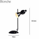 Lampe De Bureau Bird Design Noir - Ajustable Luminaire Chambre